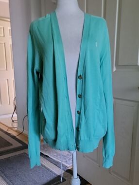 Ralph Lauren Mint Green Cardigan Sweater